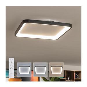 Imagine BRILAGI - Plafonieră LED dimabilă FALCON SLIM, 50W, 230V, 50x50 cm, neagră + telecomandă