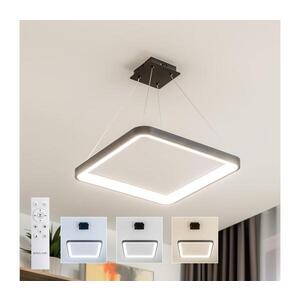 Imagine BRILAGI - FALCON SLIM Lustră suspendată LED dimabilă pe cablu, 50 W, 230 V, 50 x 50 cm, negru + telecomandă