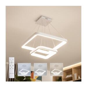 Imagine BRILAGI - Lustră LED reglabilă pe cablu FALCON SLIM, 78 W, 230 V, 50x50 cm, albă + telecomandă