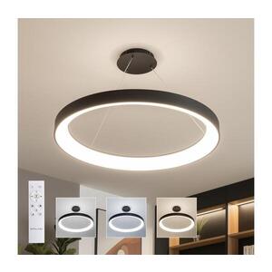 Imagine BRILAGI - Lustră LED dimabilă FALCON II, 108 W, 230 V, 3000–6500K, Ø 80 cm, neagră + telecomandă