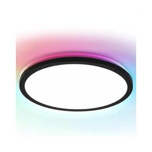 Imagine BRILAGI - Plafonieră VIBE LED RGBW dimmabilă, 24W/230V, 3000-6500K, neagră + telecomandă