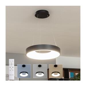 Imagine BRILAGI - Lustră LED dimabilă suspendată pe cablu FALCON II LED/67W/230V Ø 40 cm, neagră + telecomandă