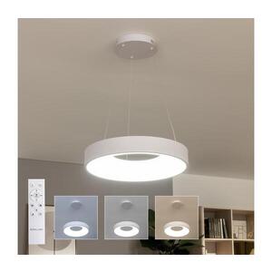 Imagine BRILAGI - Lustră LED dimabilă suspendată pe cablu FALCON II LED/67W/230V Ø 40 cm, albă + telecomandă