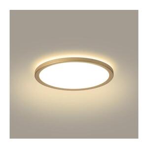 Imagine BRILAGI - Corp de iluminat LED pentru baie ULTRA SLIM, 12W, 230V, Ø 22, 5 cm, auriu, IP54