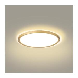 Imagine BRILAGI - Corp de iluminat LED pentru baie ULTRA SLIM, 18W, 230V, Ø 30 cm, auriu, IP54
