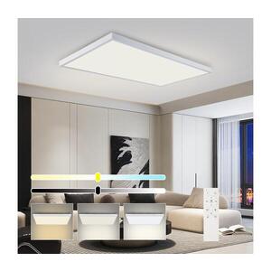 Imagine BRILAGI-LED Lampă LED reglabilă pentru baie FRAME SMART LED/96W/230V IP44 albă + telecomandă
