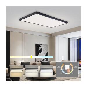 Imagine BRILAGI - LED Plafonieră LED pentru baie FRAME, 96W, 230V, 120x60 cm, IP44, negru