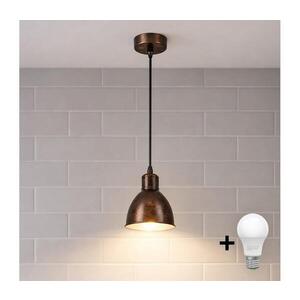 Imagine BRILAGI - Lustră LED RIDDY pe cablu, 1xE27/60W/230V, cupru/patină