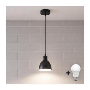 Imagine BRILAGI RIDDY - Lustră LED pe cablu, 1xE27/60W/230V, neagră