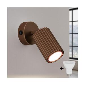 Imagine BRILAGI - Aplica spot de perete LED CRESTO 1x GU10/10W/230V, maro