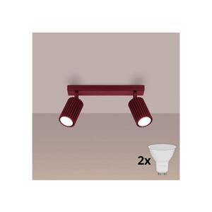 Imagine BRILAGI - Spot LED CRESTO, 2x GU10, 10W, 230V, bordo
