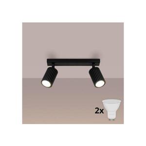 Imagine BRILAGI - Spot LED CRESTO 2x GU10, 10W, 230V, negru