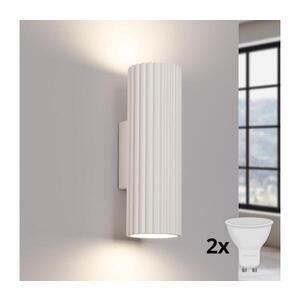 Imagine BRILAGI - Aplica LED de perete CRESTO, 2 x GU10/10W/230V, 20 cm, crem