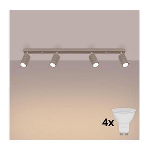 Imagine BRILAGI - Spot LED CRESTO 4 x GU10, 10 W, 230 V, taupe