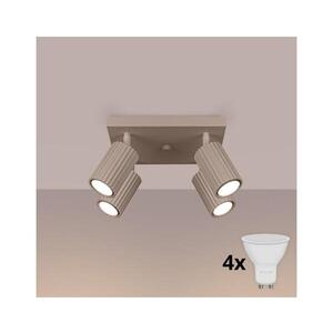 Imagine BRILAGI - Spot LED de tavan CRESTO 4x GU10/10W/230V taupe