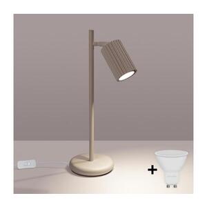 Imagine BRILAGI - Lampă de masă LED CRESTO, 1x GU10/10W/230V, taupe