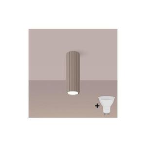 Imagine BRILAGI - Lampă spot LED CRESTO, 1 x GU10, 10W, 230V, 20 cm, taupe