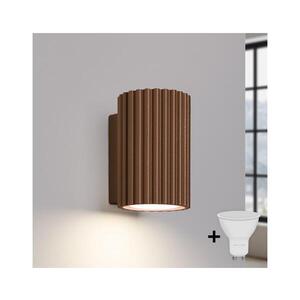 Imagine BRILAGI - Aplica de perete LED CRESTO 1xGU10/10W/230V 10 cm maro