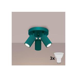 Imagine BRILAGI - Spot LED CRESTO, 3 x GU10, 10 W, 230 V, turcoaz