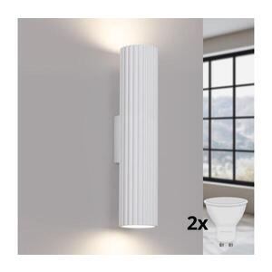 Imagine BRILAGI - Aplică LED de perete CRESTO 2xGU10/10W/230V 30 cm albă