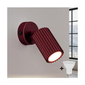 Imagine BRILAGI - Spot LED de perete CRESTO 1xGU10/10W/230V vișiniu