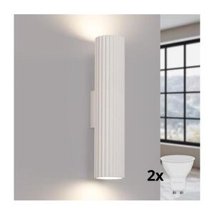 Imagine BRILAGI - Aplica de perete LED CRESTO, 2x GU10 / 10W / 230V, 30 cm, crem