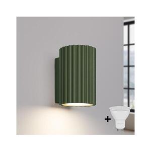 Imagine BRILAGI - Aplica de perete LED CRESTO 1xGU10/10W/230V 10 cm verde