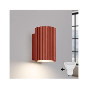 Imagine BRILAGI - Aplică de perete LED CRESTO 1xGU10/10W/230V 10 cm roșu