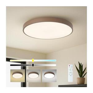 Imagine BRILAGI - Plafonieră LED dimabilă POOL LED/60W/230V 3000-6000K 60 cm maro, cu telecomandă