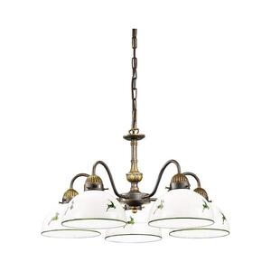 Imagine Lustră pe lanț Kolarz 731.85.100 NONNA 5xE27/75W/230V verde