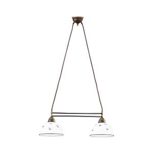 Imagine Lustră pe cablu Kolarz 731.82.24 NONNA 2xE27/75W/230V albastru