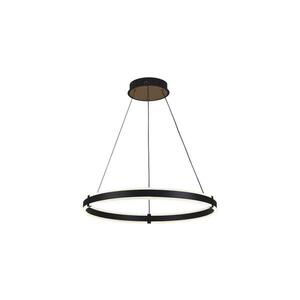 Imagine BRILAGI-LED Lustră suspendată pe cablu, reglabilă (dimmer) CIRCLE LED/85W/230V 3000-6500K neagră + telecomandă