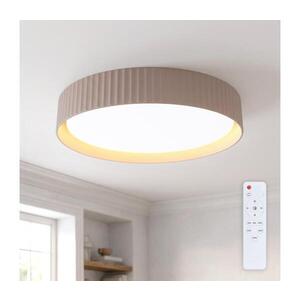 Imagine BRILAGI - Lampă de tavan LED dimabilă LUCIA LED/48W/230V diam. 41 cm maro+telecomandă