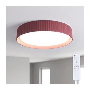 Imagine BRILAGI-LED Plafonier LED reglabil LUCIA, 48 W, 230 V, Ø 41 cm, roșu + telecomandă