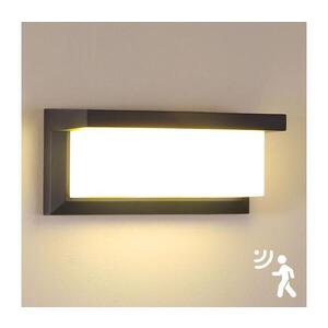 Imagine Aplică LED de exterior cu senzor BRILAGI BRICKY LED/12W/230V antracit IP54