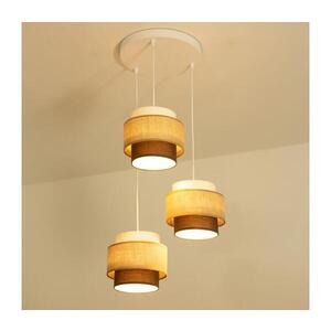 Imagine BRILAGI - Lustră suspendată RESNA, Ø 45 cm, 3x E27 (max. 60 W), 230 V, bej/negru