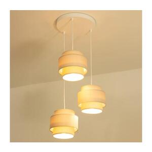 Imagine BRILAGI - Lustră suspendată pe cablu RESNA, 3xE27/60W/230V, Ø45 cm, bej