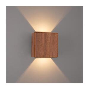 Imagine BRILAGI - Aplica de perete LED pentru exterior DOUBLERAY LED/6W/230V cu decor din lemn IP54