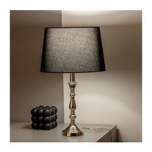 Imagine BRILAGI - Lampă de masă CERIA 1xE27/60W/230V Ø 30 cm crom lucios/negru