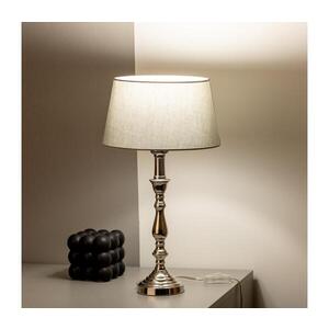 Imagine BRILAGI - Lampă de masă CERIA 1xE27/60W/230V Ø 25 cm crom lucios/gri