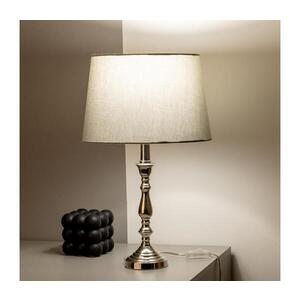 Imagine BRILAGI - Lampă de masă CERIA 1xE27/60W/230V Ø 30 cm crom lucios/gri
