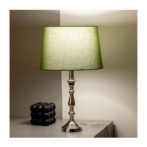 Imagine BRILAGI - Lampă de masă CERIA 1xE27/60W/230V, Ø 30 cm, crom lucios/verde