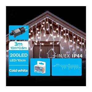 Imagine BRILAGI - Ghirlandă LED pentru exterior, 200 LED, 8 funcții, 13x0, 6m, IP44, alb rece