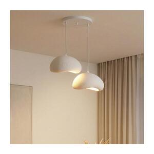 Imagine BRILAGI - Candelabru suspendat cu cablu WABI SABI, 2xE27/40W/230V, Ø 60 cm, alb