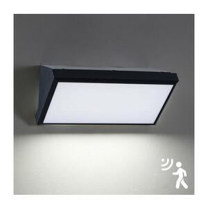 Imagine BRILAGI - Aplică de perete LED pentru exterior cu senzor TRIANGLE LED/20W/230V, negru