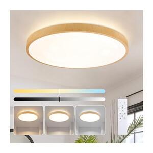 Imagine Corp de iluminat LED dimabil BRILAGI-LED GLASS POOL DOUBLE, 80W, 230V, 60 cm, finisaj decor lemn + telecomandă