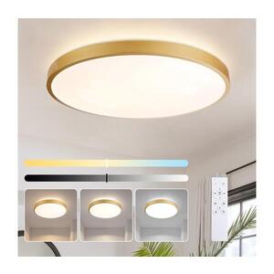 Imagine BRILAGI - Corp de iluminat LED dimabil GLASS POOL DOUBLE, 80W/230V, 60 cm, auriu + telecomandă