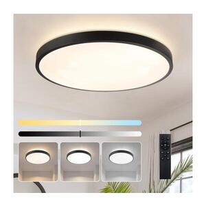 Imagine BRILAGI - Corp de iluminat LED reglabil GLASS POOL DOUBLE, 80 W, 230 V, 60 cm, negru + telecomandă