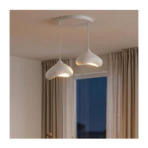 Imagine BRILAGI - Lustră suspendată pe cablu WABI SABI, 2x E27/40W/230V, Ø 45 cm, albă