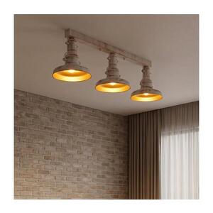 Imagine BRILAGI - Plafonieră PYRONIC 3xE27/40W/230V crem/patină